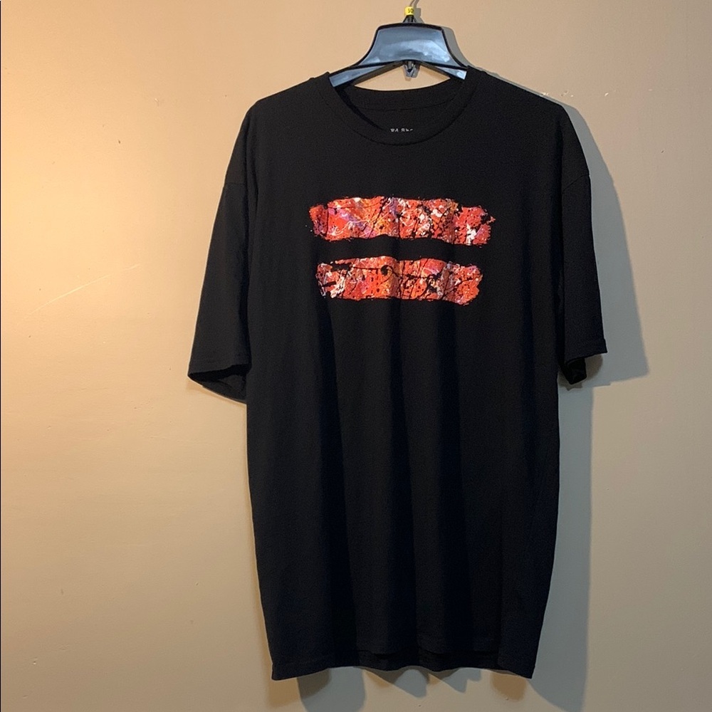 Ed Sheeran Band Tee Mathematics 2023 Tour Dates Black XXL Concert Merch T-Shirt